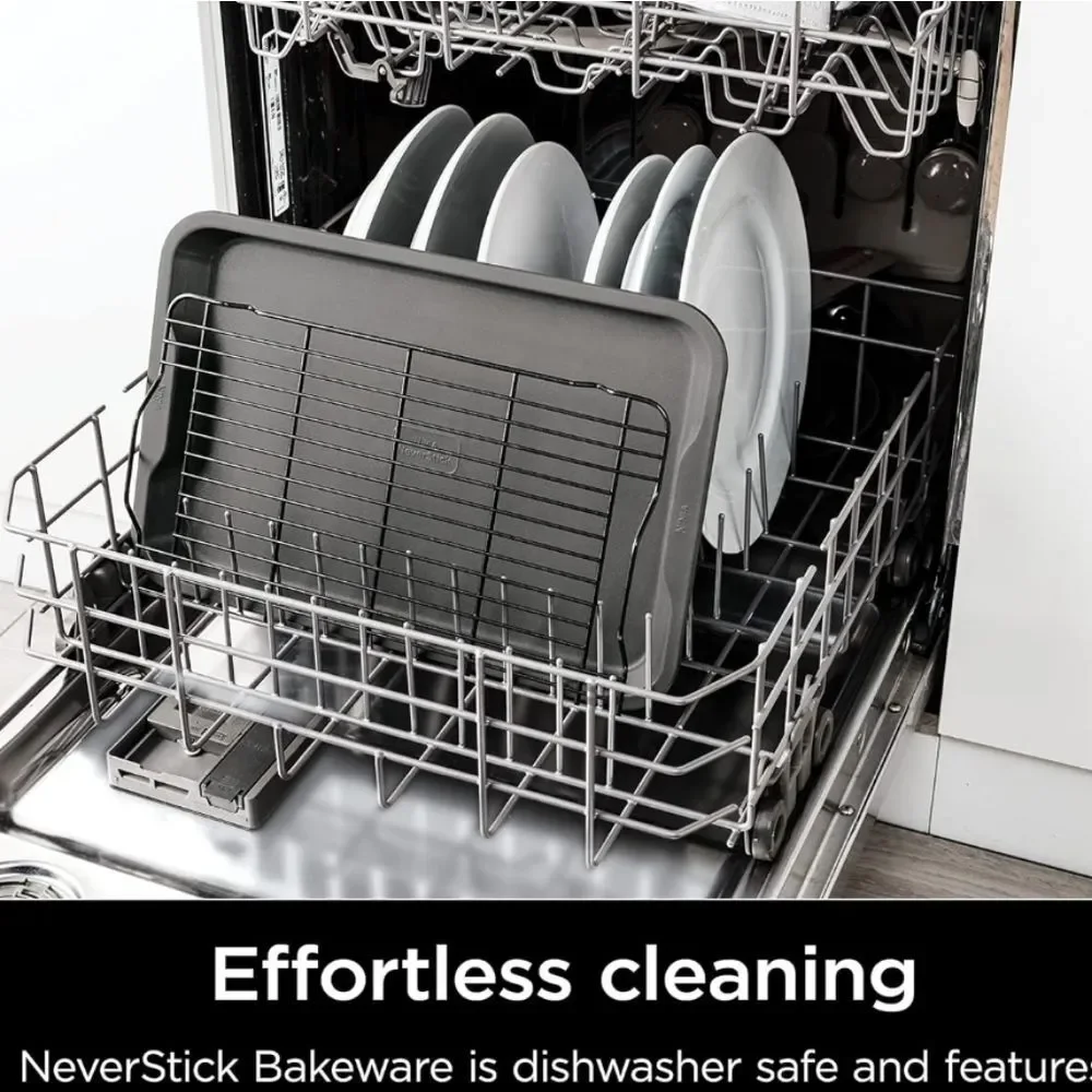 Ninja Never Stick Essential 2-Piece Baking Sheet &‎ Rack Set